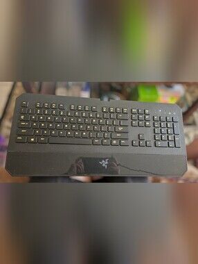 Razer Black Color Changing Keyboard With Cord.